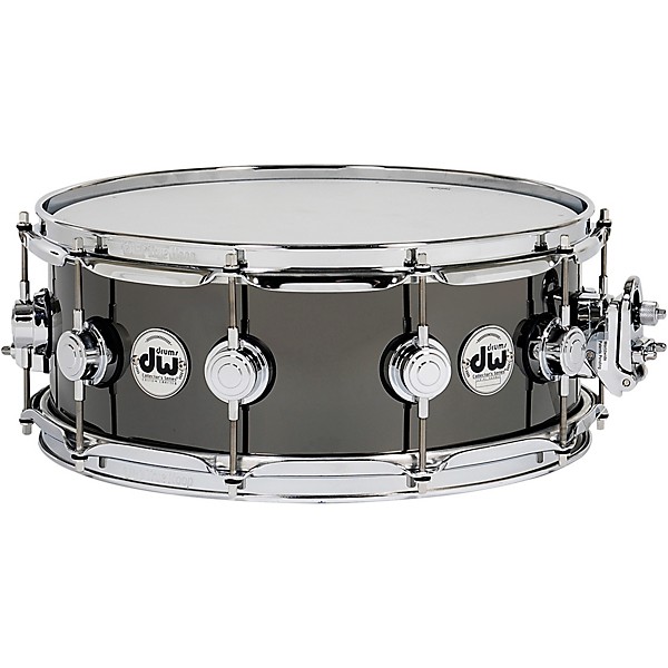 Collectors Series Black Nickel Over Brass Metal Snare Drum