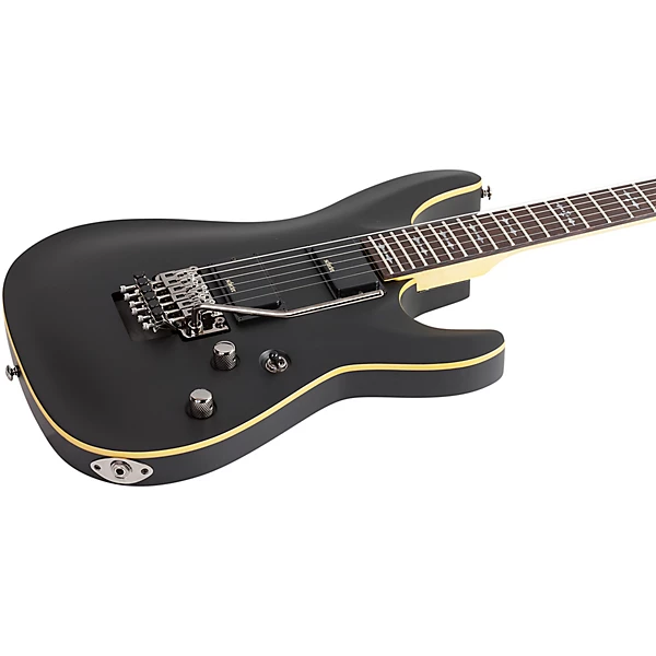 Schecter Guitar Research Demon 6 FR Electric Guitar Satin Aged Black
