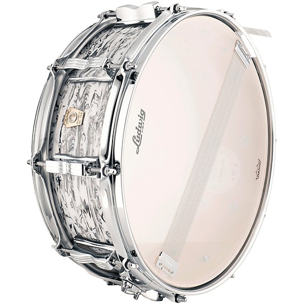 Ludwig Classic Maple Snare Drum   White Abalone 14 x 5 in.
