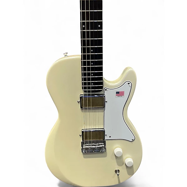 Used Harmony JUPITER Vintage White Solid Body Electric Guitar