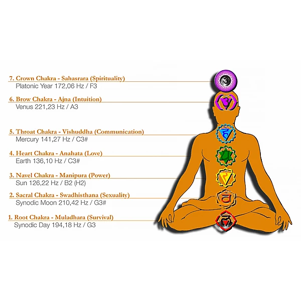 MEINL Sonic Energy 7 Piece Energy Chime Chakra Set