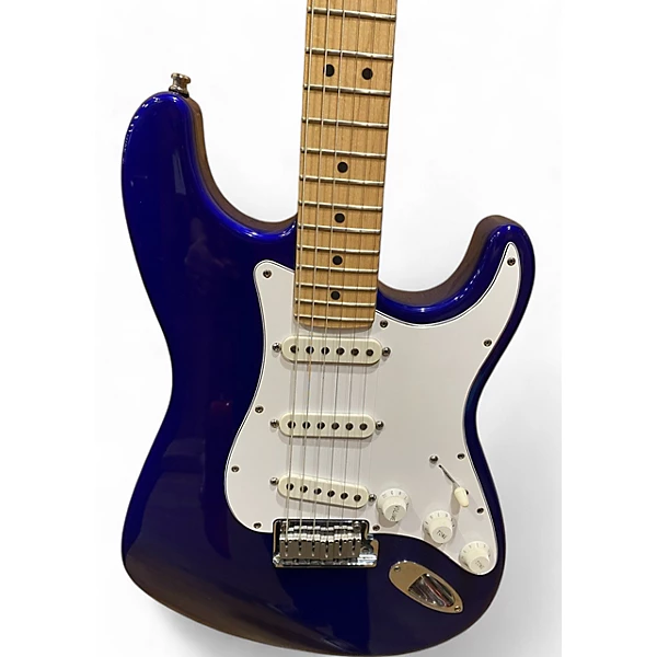 Used Fender American Standard Stratocaster Midnight Blue Solid Body Electric Guitar