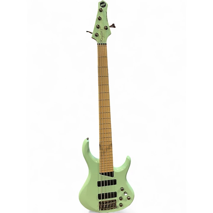 MTD Used MTD Kingston Z 5 String Seafoam Green Electric Bass Guitar.gc