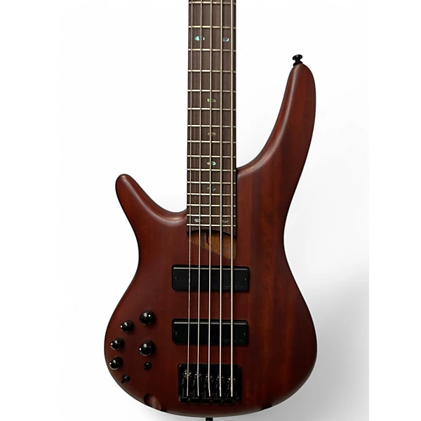 Ibanez Used Ibanez SR505 5 String Left Handed Natural Electric Bass Guitar.gc