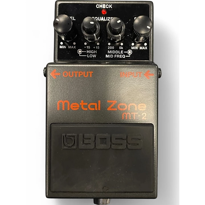 BOSS Used BOSS MT2 Metal Zone Distortion Effect Pedal