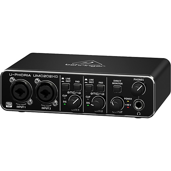 Behringer U PHORIA UMC202HD Audiophile 2x2 24 Bit