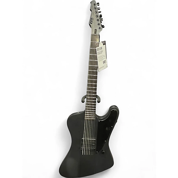 ESP Used ESP LTD Phoenix 7 Baritone Satin Black Baritone Guitars.gc