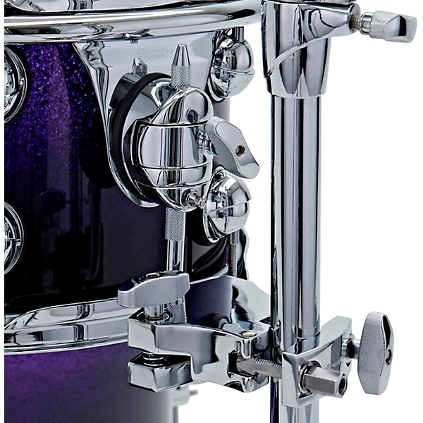 Genista Maple 4 Piece Shell Pack With 22 Bass Drum Purple Fade