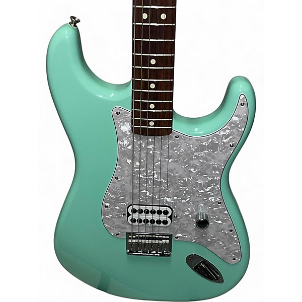 Used Fender Tom Delonge Signature Stratocaster Seafoam Green Solid Body Electric Guitar