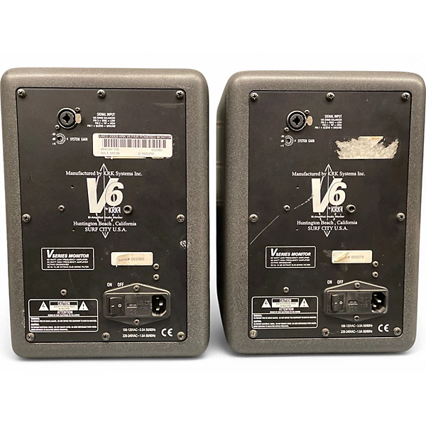 KRK Used 2000s KRK V6 Pair Powered Monitor.gc