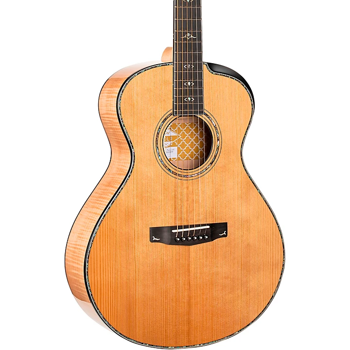Gold Passion Concert Acoustic Electric Guitar Natural