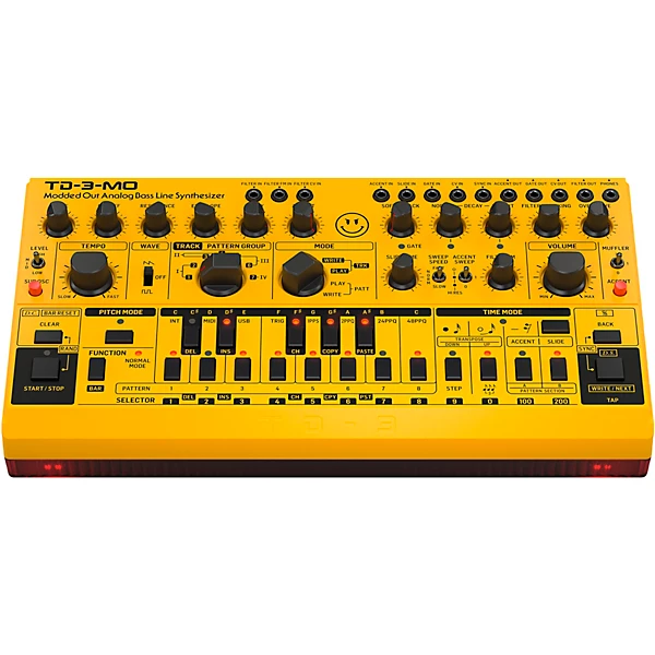 TD 3 MO AM Analog Bass Line Synthesizer Yellow
