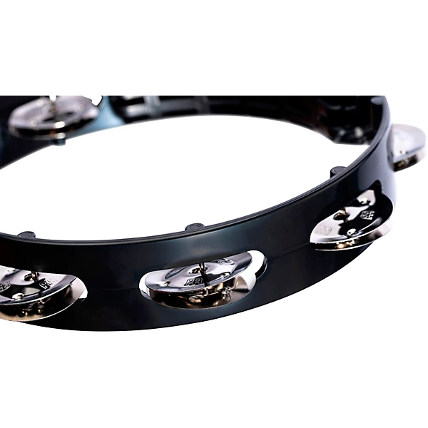 Headliner Series Tour Tambourine 1 Row 8 in Black