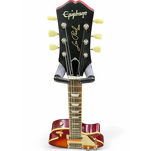 Used 2021 Epiphone limited edition 1959 les paul Cherry Sunburst Solid Body Electric Guitar