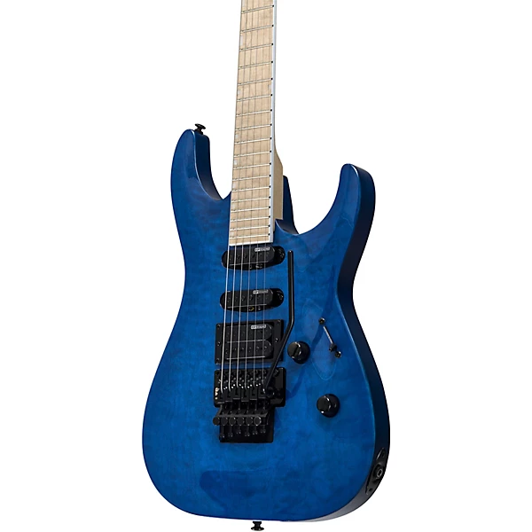 LTD MH 203QM Electric Guitar See Thru Blue