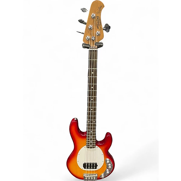 Sterling by Music Man Used Sterling by Music Man stingray Cherry Sunburst Electric Bass Guitar.gc