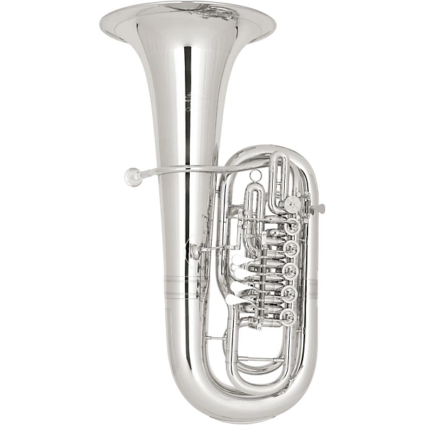 381 Belcanto Solo Series 6 Valve 5 4 F Tuba Silver Gold Brass Body