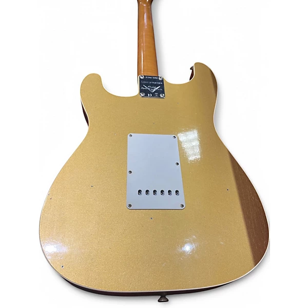 Fender Used Fender GC DOUBLE BOUND STRAT JRN GOLD SPARKLE Solid Body Electric Guitar.gc