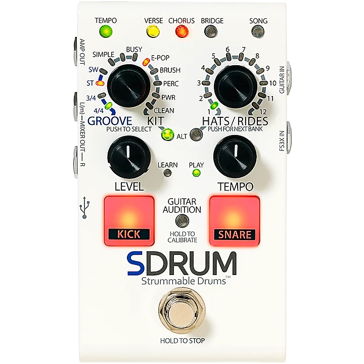 DigiTech SDRUM Auto Drummer Pedal with BeatScratch Pads