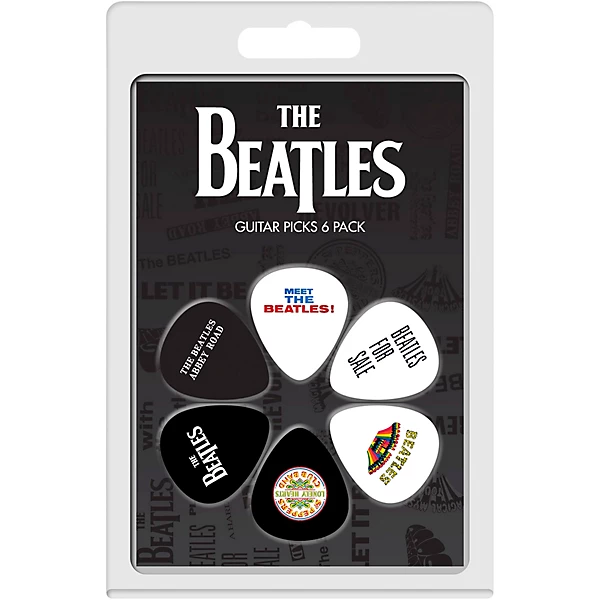 The Beatles 6 Pack Guitar Picks Various Albums 1