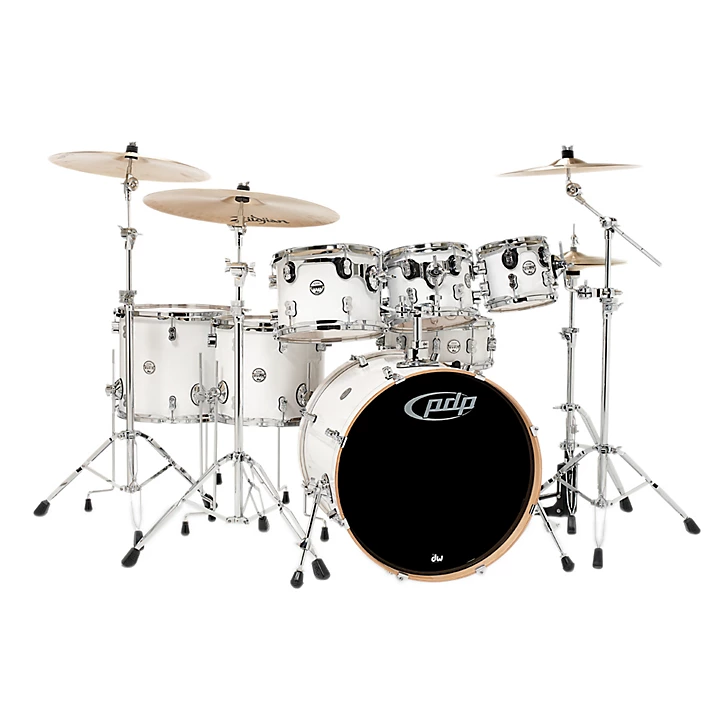PDP by DW Concept Maple 7 Piece Shell Pack Level 1 Pearlescent White H93063004002000.gc