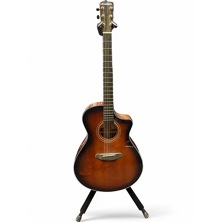 Used Breedlove Organic Performer Concerto Bourbon CE 2 Tone Sunburst Acoustic Guitar