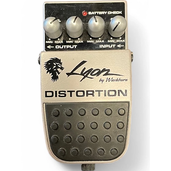 Used Washburn Lyon Distortion Effect Pedal