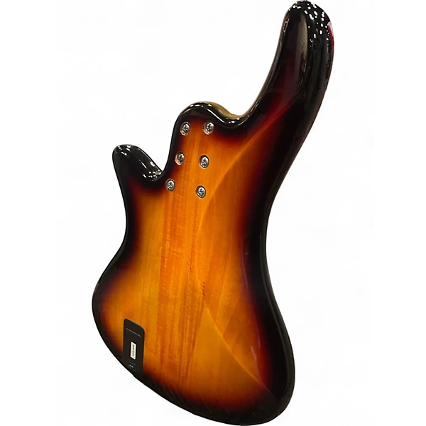 Used Schecter Guitar Research Diamond Passive Custom Active 5 String 2 Color Sunburst Electric Bass Guitar