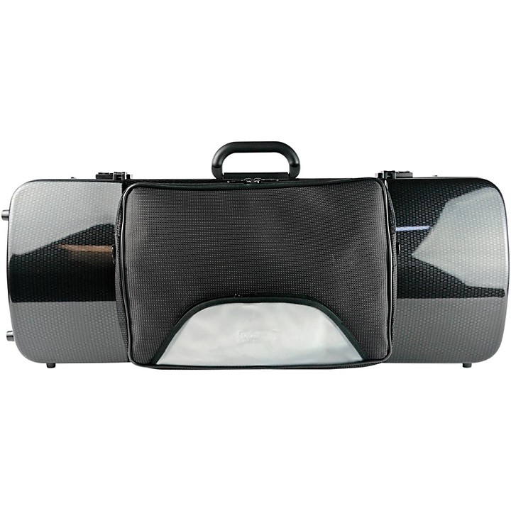 2202XL Hightech Large Adjustable Viola Case with Pocket Black Carbon