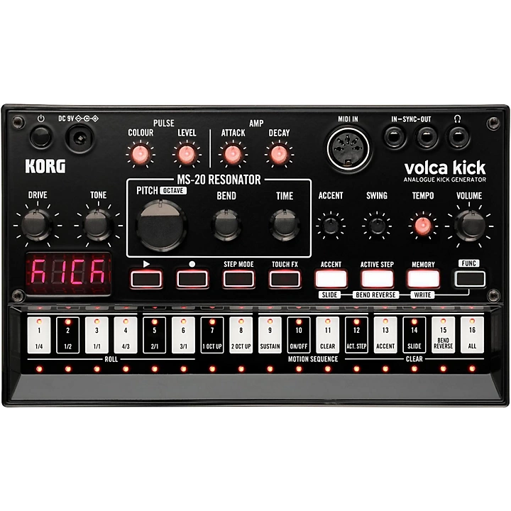 Volca Kick Bass Percussion Synthesizer