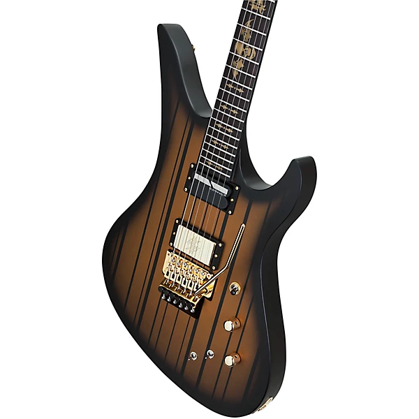 Schecter Guitar Research Synyster Gates Custom S Electric Guitar Satin Gold Burst