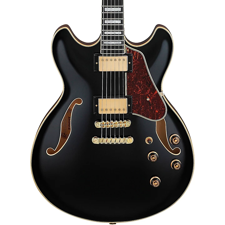 AS93BC Artcore Semi Acoustic Electric Guitar Black