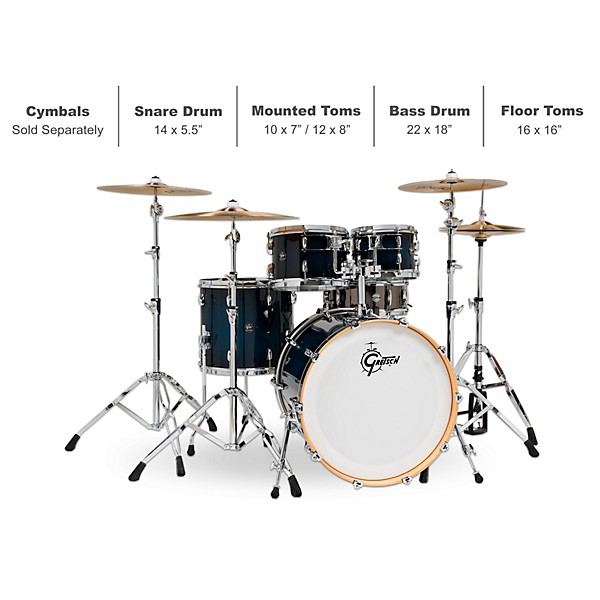 Gretsch Drums Renown 5 Piece Shell Pack With 22\