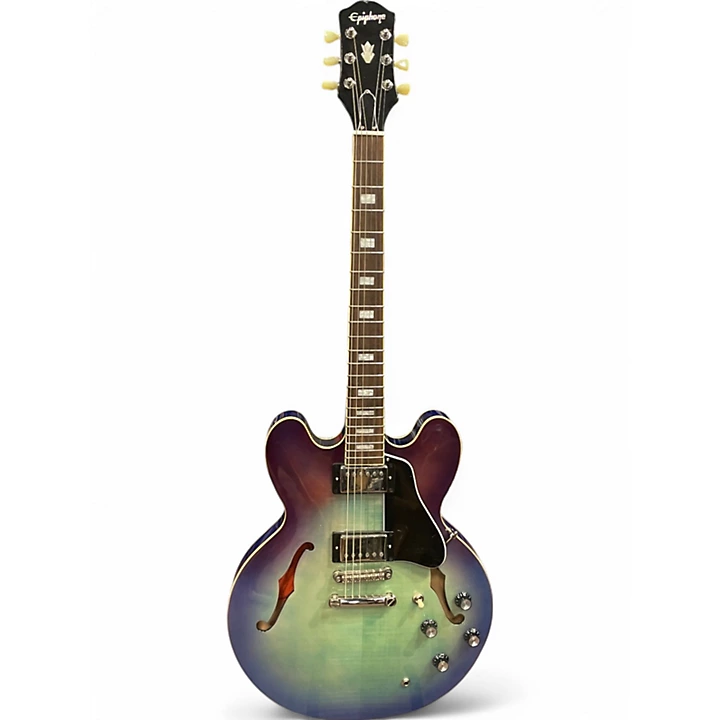 Used Epiphone ES335 FIGURED IG BLUEBERRY BURST Hollow Body Electric Guitar