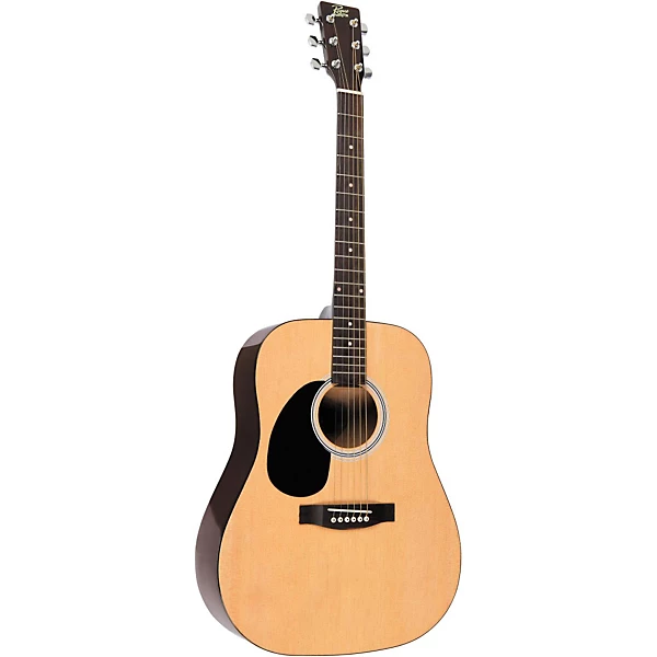 Rogue RG 624 Left Handed Dreadnought Acoustic Guitar Natural
