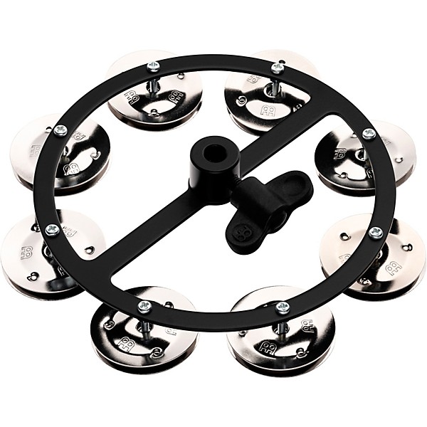 MEINL Hi Hat Tambourine Black 1 Row