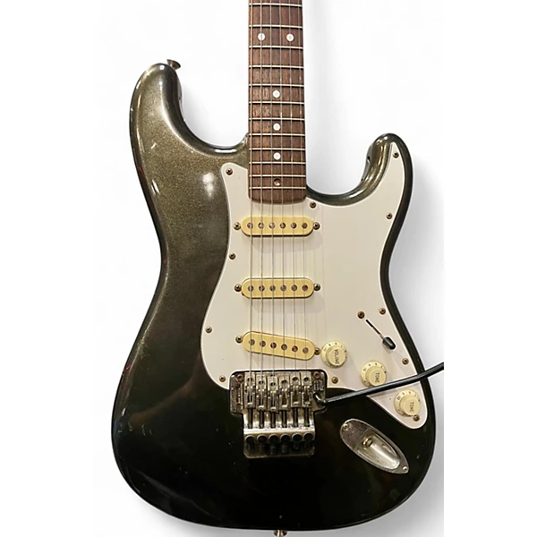 Used Fender Contemporary Stratocaster Black Solid Body Electric Guitar