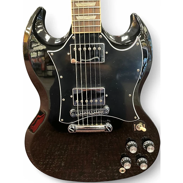 Used 2024 Gibson SG Standard Black Solid Body Electric Guitar