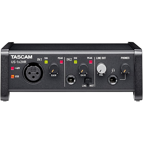 TASCAM US 1X2HR 2 Channel USB Audio Interface Level 1 L81046004000000.gc
