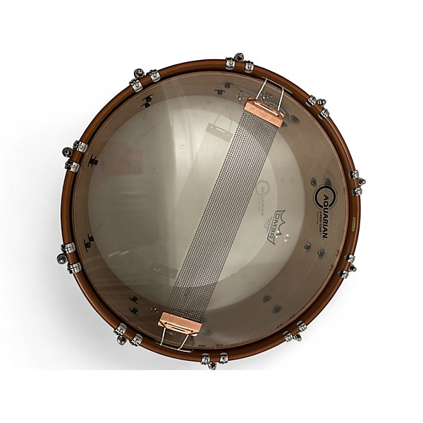 Used Dixon 6.5X14 CHRIS BRADY LIMITED EDITION ARTISAN SNARE Natural Drum