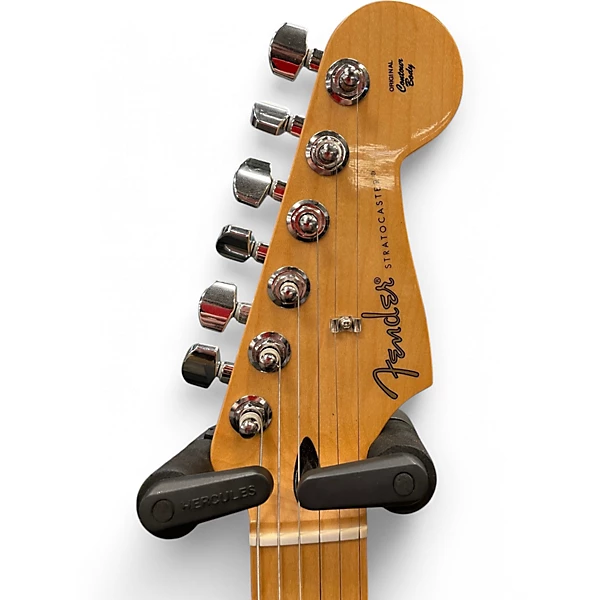 Used 2024 Fender LIMITED EDITION PLAYER STRATOCASTER HSS PLUS Blue Burst Solid Body Electric Guitar