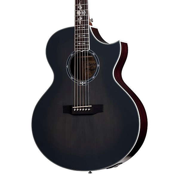Synyster Gates 3701 Acoustic Electric Guitar Transparent Black Burst Satin