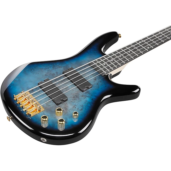 Ibanez GSR205PC 5 String Electric Bass Guitar Transparent Marine Burst