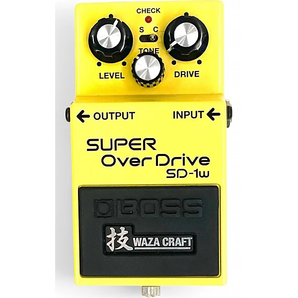 BOSS Used BOSS SD1W Super Overdrive Waza Craft Effect Pedal