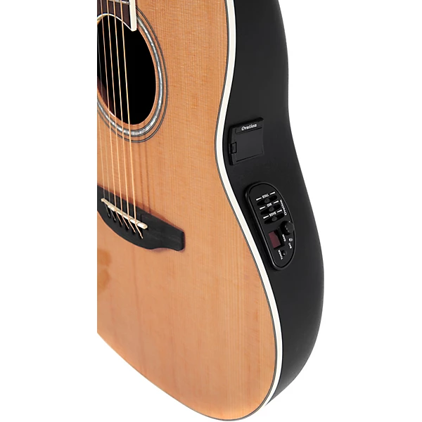 Ovation CS24L Celebrity Series Traditional Mid Depth Left Handed Acoustic Electric Guitar Natural