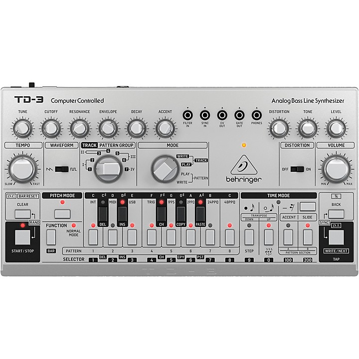 TD 3 Analog Bass Line Synthesizer Silver