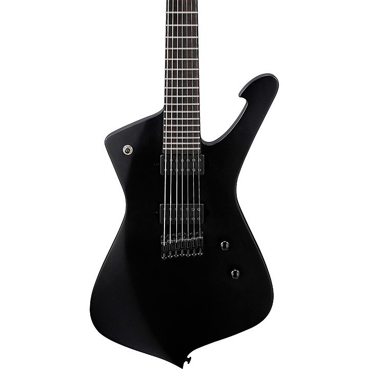 Iceman Iron Label 7str Electric Guitar Black Flat