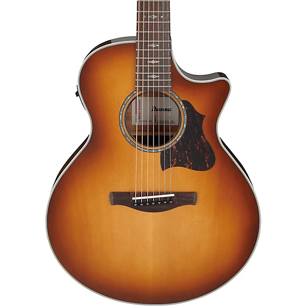 Ibanez AE3007FMH 7 String Grand Auditorium Acoustic Electric Guitar Tobacco Edge Burst