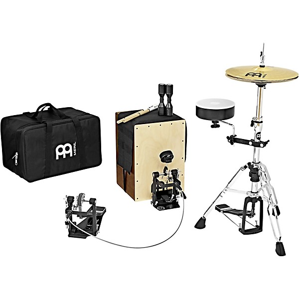 Cajon Drum Set with Cymbals and Hardware