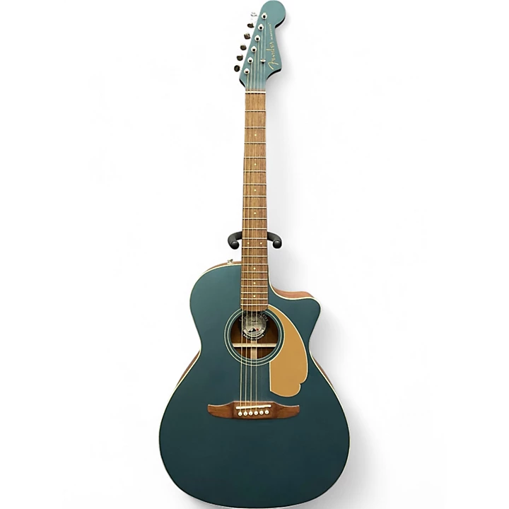 Fender Used Fender Newporter Player Limited Edition Ocean Teal Acoustic Electric Guitar.gc